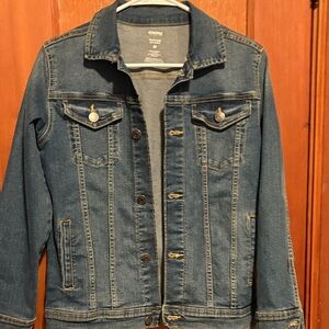 Sonoma Blue Denim Jacket with Button Accents
